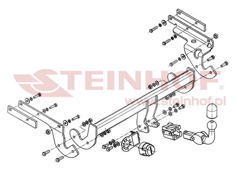 Ťažné zariadenie Toyota Yaris 3/5D (P13), T-228