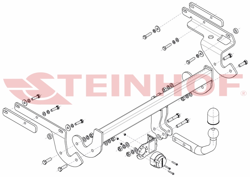 Ťažné zariadenie Toyota Yaris 3/5D, T-231