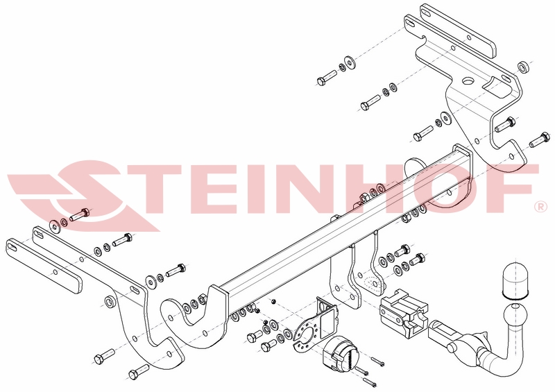 Ťažné zariadenie Toyota Yaris 3/5D, T-232