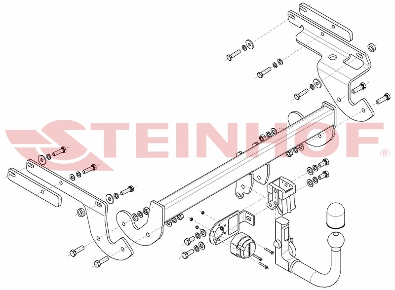 Ťažné zariadenie Toyota Yaris 3/5D, T-233