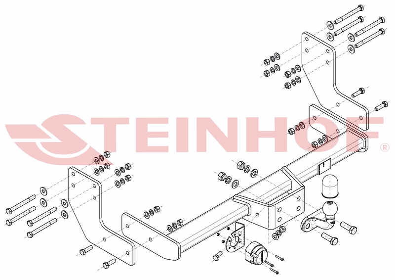 Ťažné zariadenie VW Crafter II, Van, wheelbase: 3640 mm, V-036