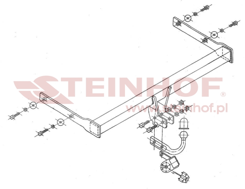 Ťažné zariadenie VW Golf V PLUS, , V-058