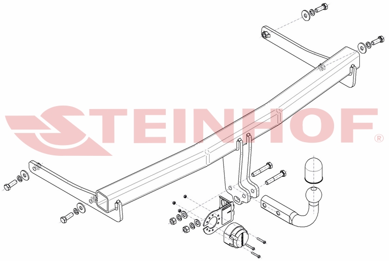 Ťažné zariadenie VW Passat CC, , V-096