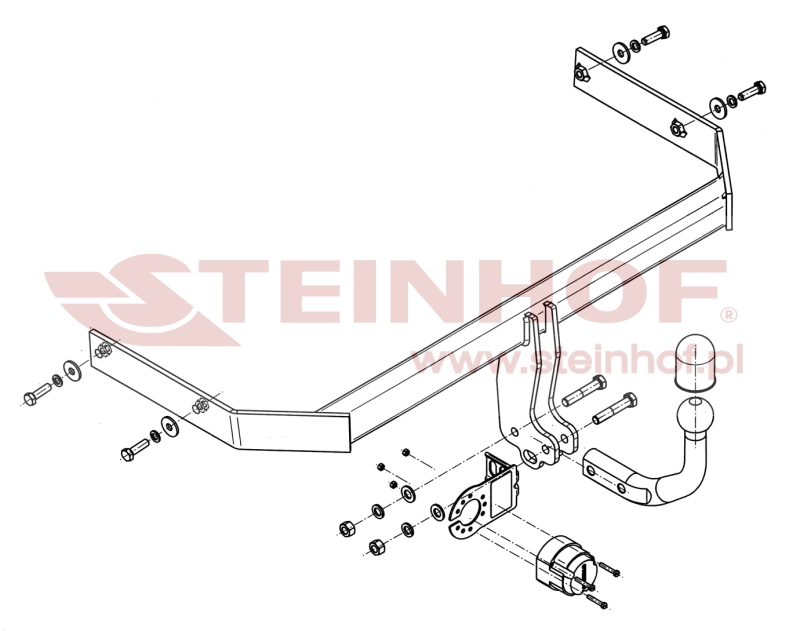 Ťažné zariadenie VW Polo, 3/5D, V-107