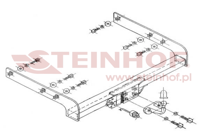 Ťažné zariadenie VW Transporter, T4 Box van, V-123