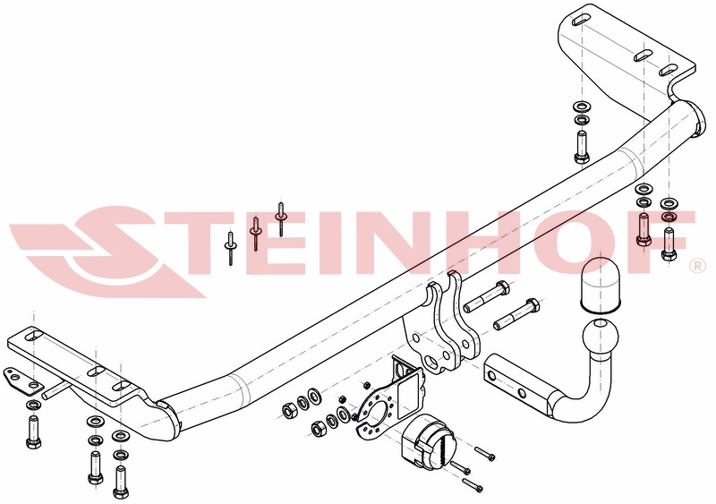 Ťažné zariadenie Volvo S60 I 4D, V-303