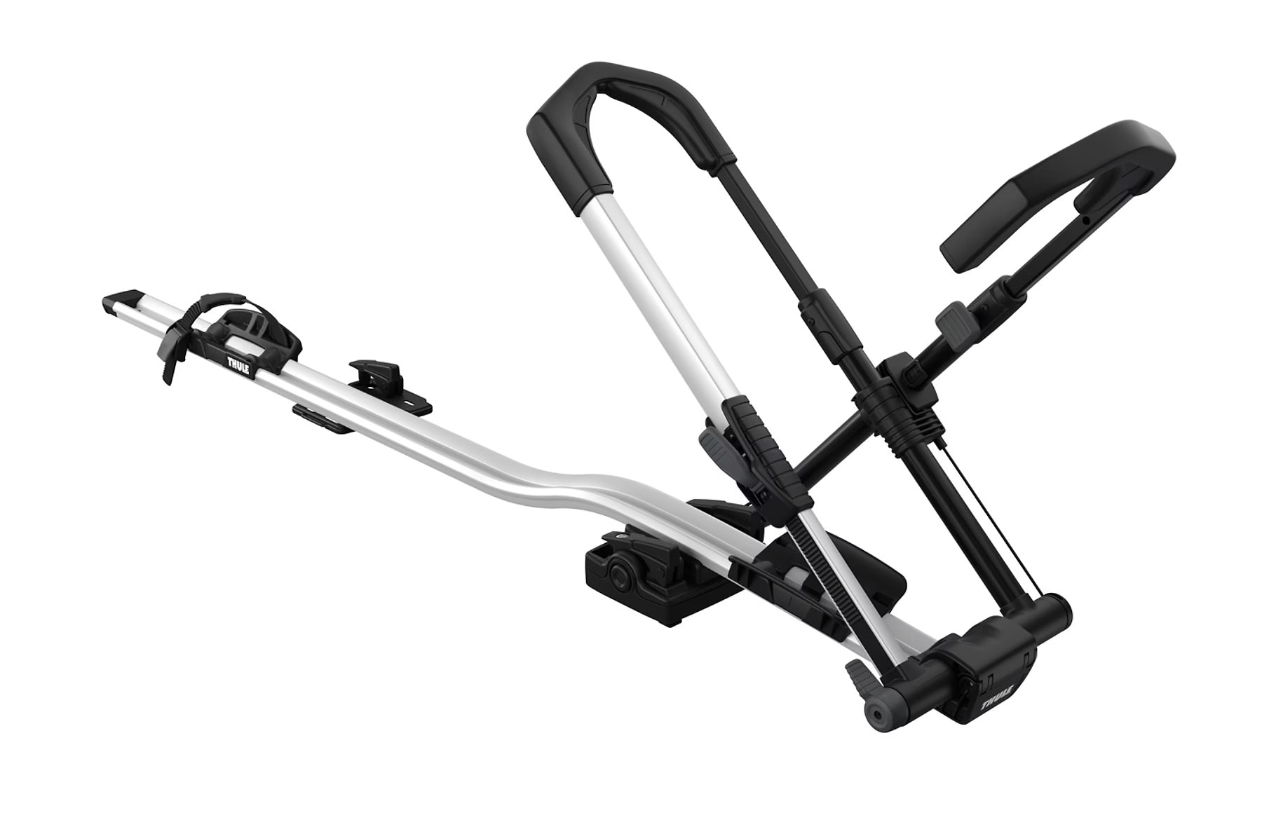 Strešný nosič bicyklov Thule UpRide, uchytenie za bicykel - black / aluminium