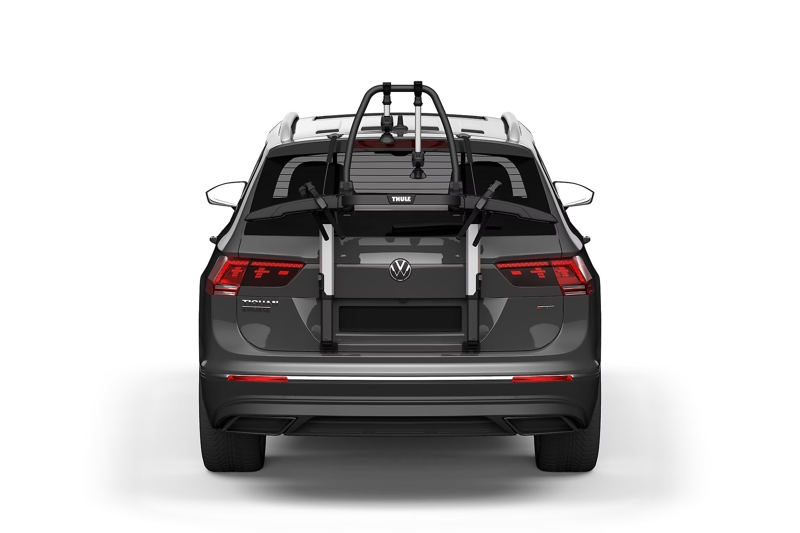 Nosič bicyklov THULE OutWay Platform na zadné dvere na 2 bicykle - black / aluminium