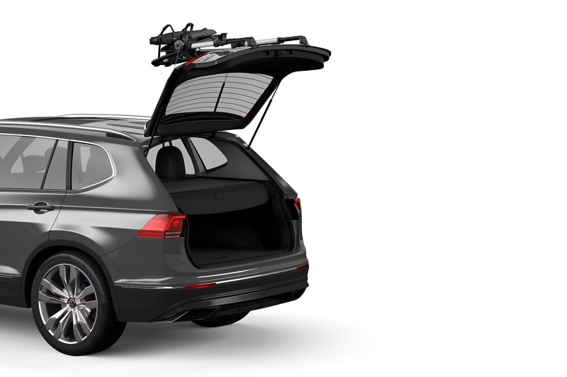 Nosič bicyklov THULE OutWay Platform na zadné dvere na 2 bicykle - black / aluminium