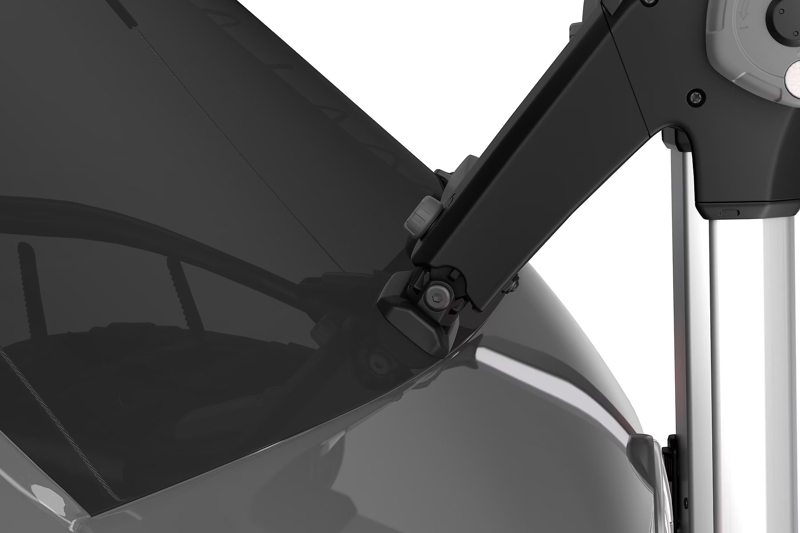 Nosič bicyklov THULE OutWay Platform na zadné dvere na 2 bicykle - black / aluminium